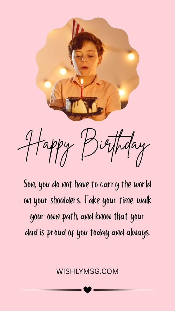 Birthday Wishes for Son from Dad