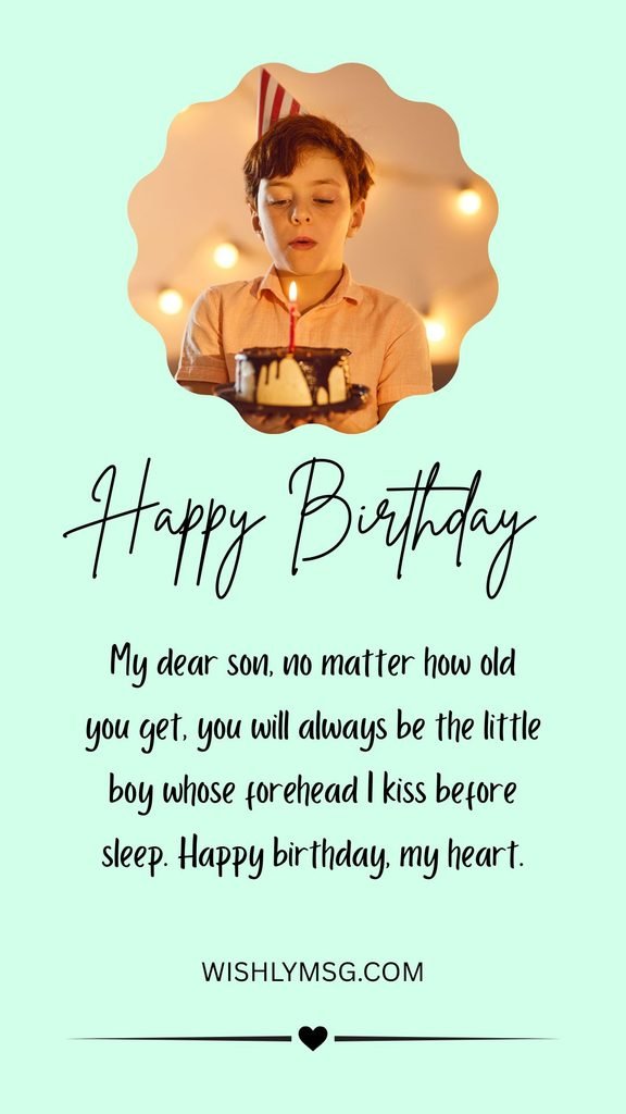 Birthday Wishes for Son from Mom