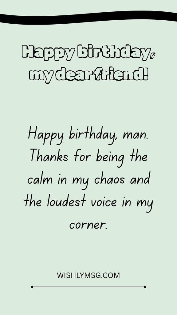 Birthday Wishes for a Male Friend