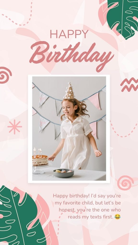 Funny Birthday Wishes for Daughter