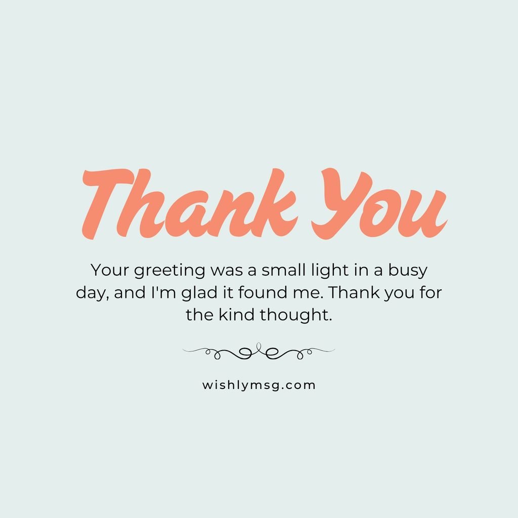 General Thank You Messages