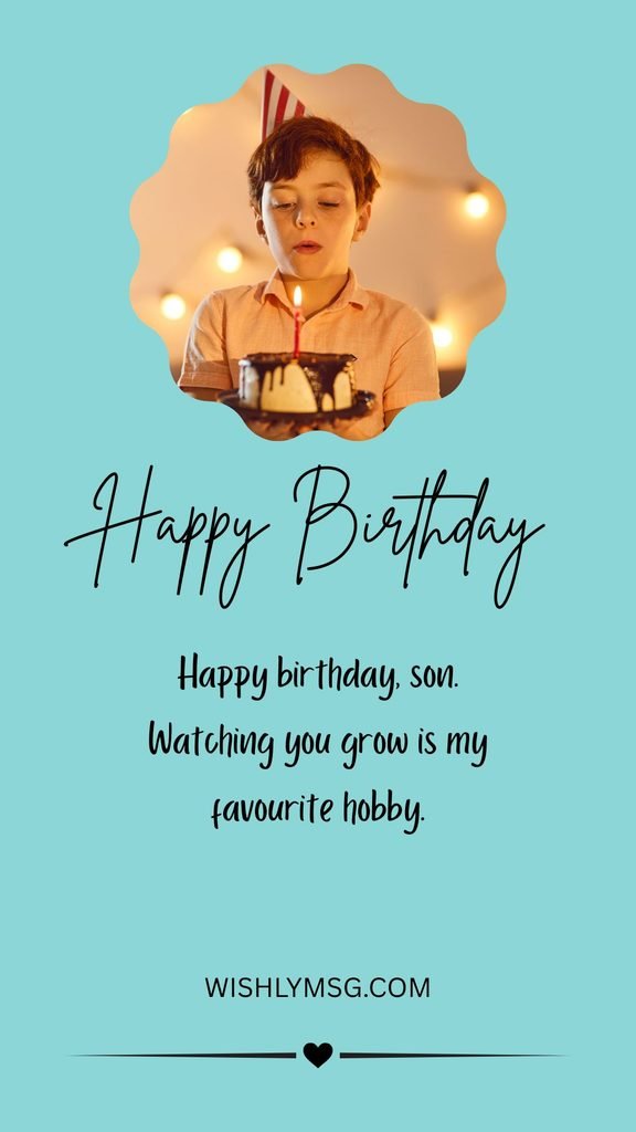 Short and Sweet Birthday Wishes for Son